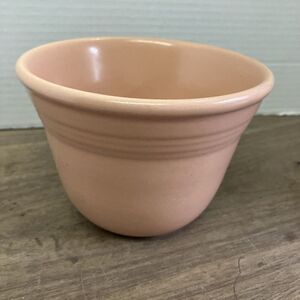 Vintage Mission Bell‎ Pink Pottery California Nesting Bowl 4x5.5"